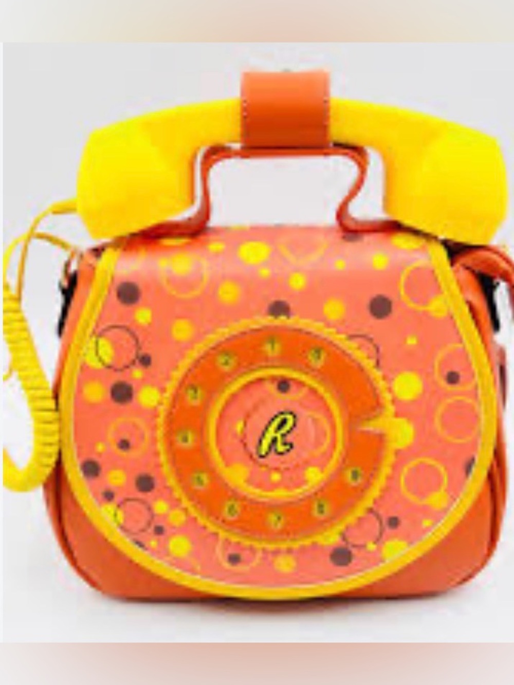 NEW Reeseโs Figural Telephone Crossbody Bag Retro Rotary Dial Connect Your Phone